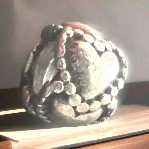 Authentic Pandora Sterling Silver Everlasting Love Charm Bead Hearts ret… - Picture 4 of 5